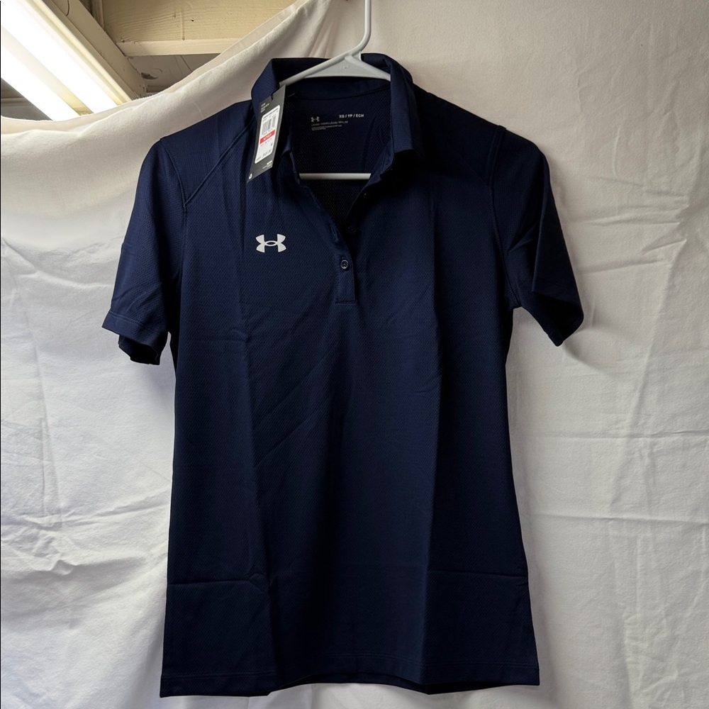 Under Armour Dark Blue Polo Shirt
